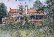 Carl Larsson Cottages Spain oil painting artist
